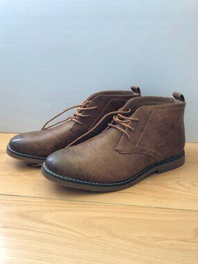 metro charm. Brown lace up booties